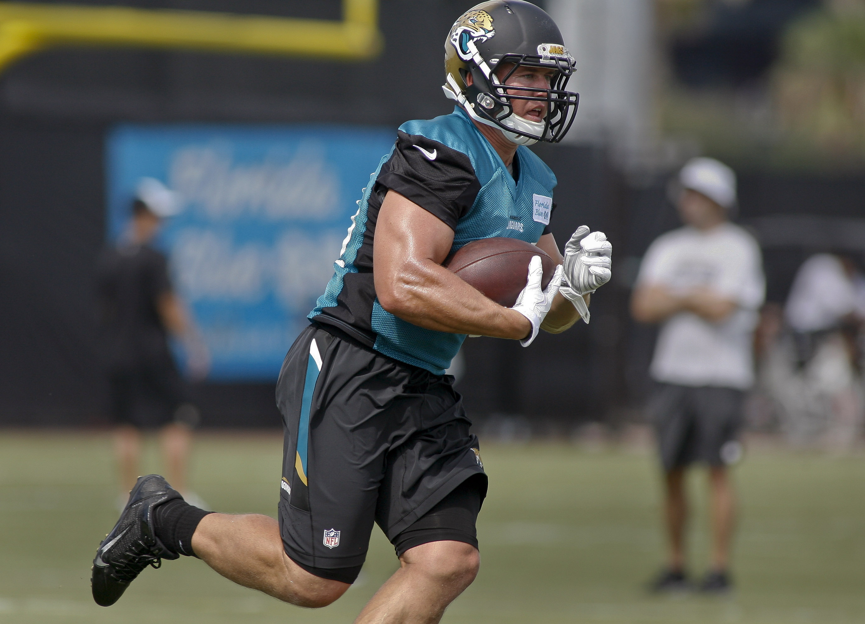 JACKSONVILLE, FL - JULY 25: Jacksonville Jaguars running back