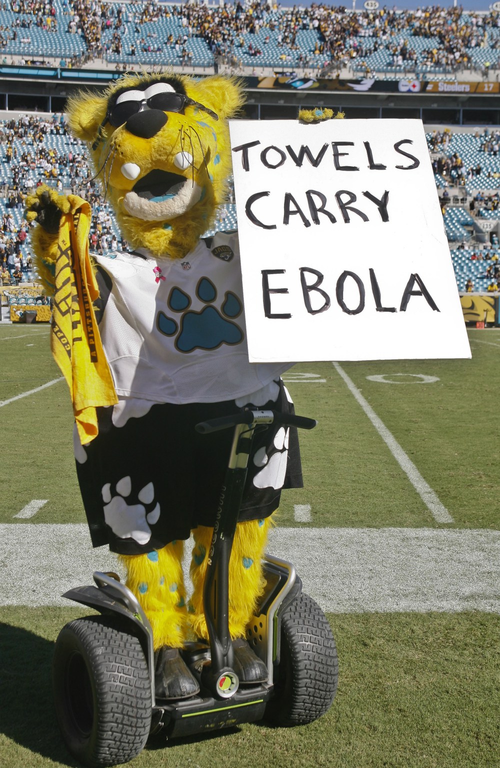 Jacksonville Jaguars NFL Mascot Get In Sit Down Shut Up Hold On