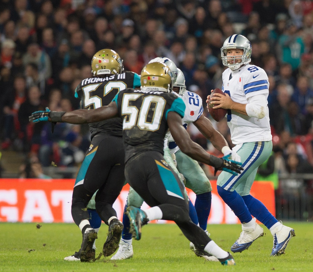 Tony Romo returns, Dallas Cowboys crush Jacksonville Jaguars, 31