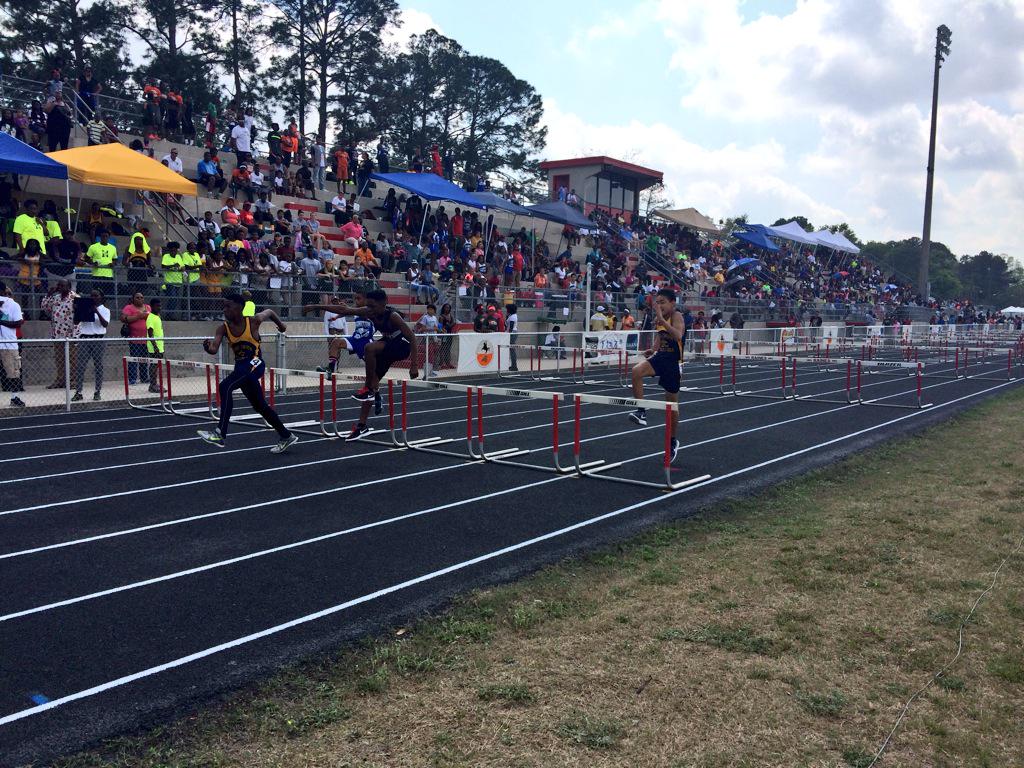 Young runners compete at Bob Hayes Track and Field Meet