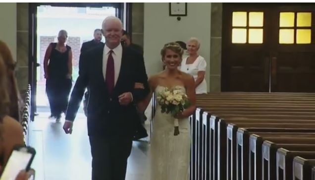 Bride Asks Man With Fathers Heart To Walk Her Down Aisle On Wedding