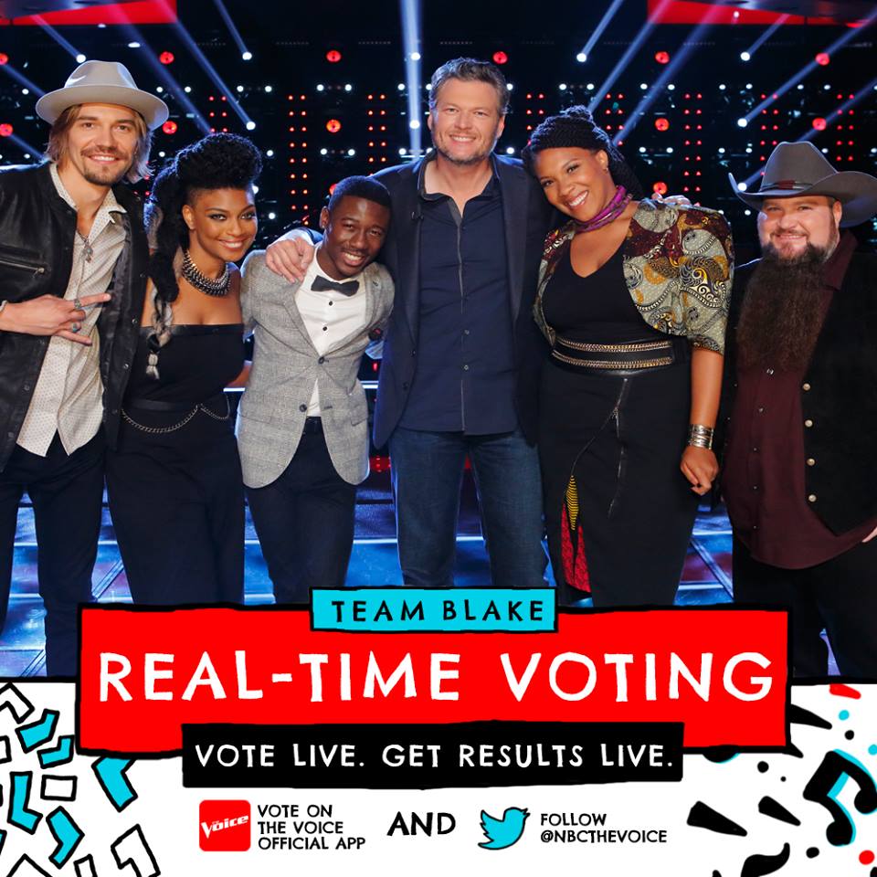 The Voice Live Vote in Real Time