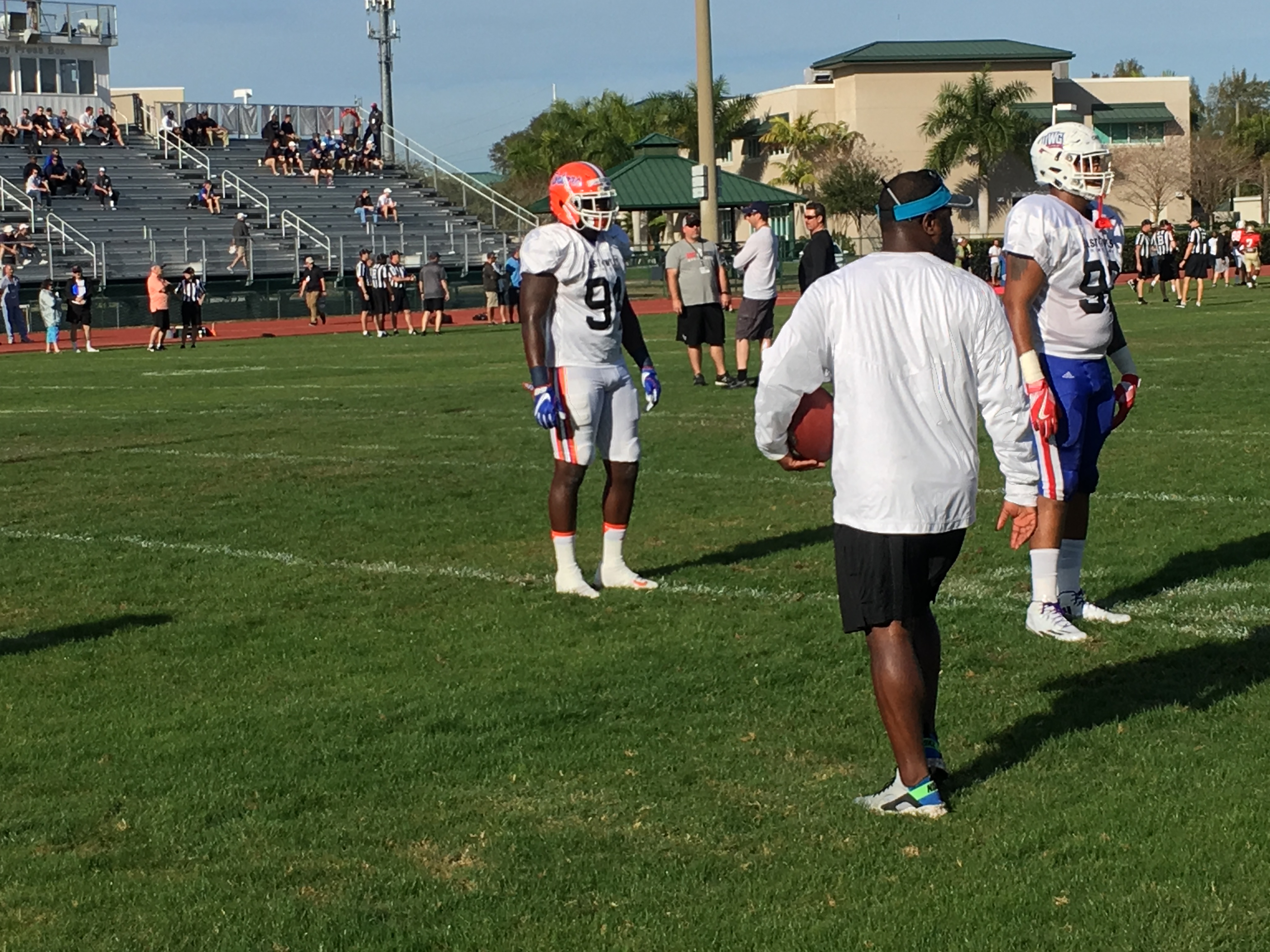Florida's Cox Jr. making most of Shrine Game while his dad ... - Firstcoastnews.com