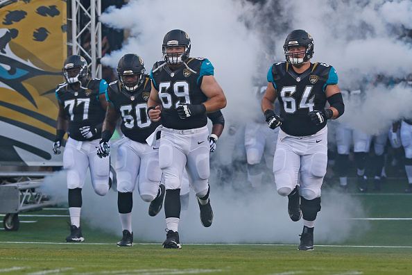 HOUSTON, TX - JANUARY 01: Houston Texans guard A. J. Cann (60