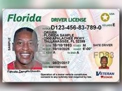 Here's what your new Florida driver license looks like