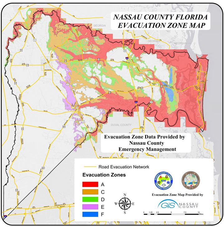 Storm evacuation zones updated for all First Coast counties ...